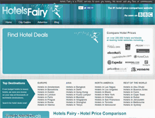 Tablet Screenshot of hotels-fairy.com